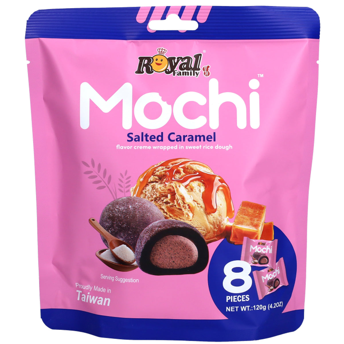 Royal Mochi Salted Caramel 120g