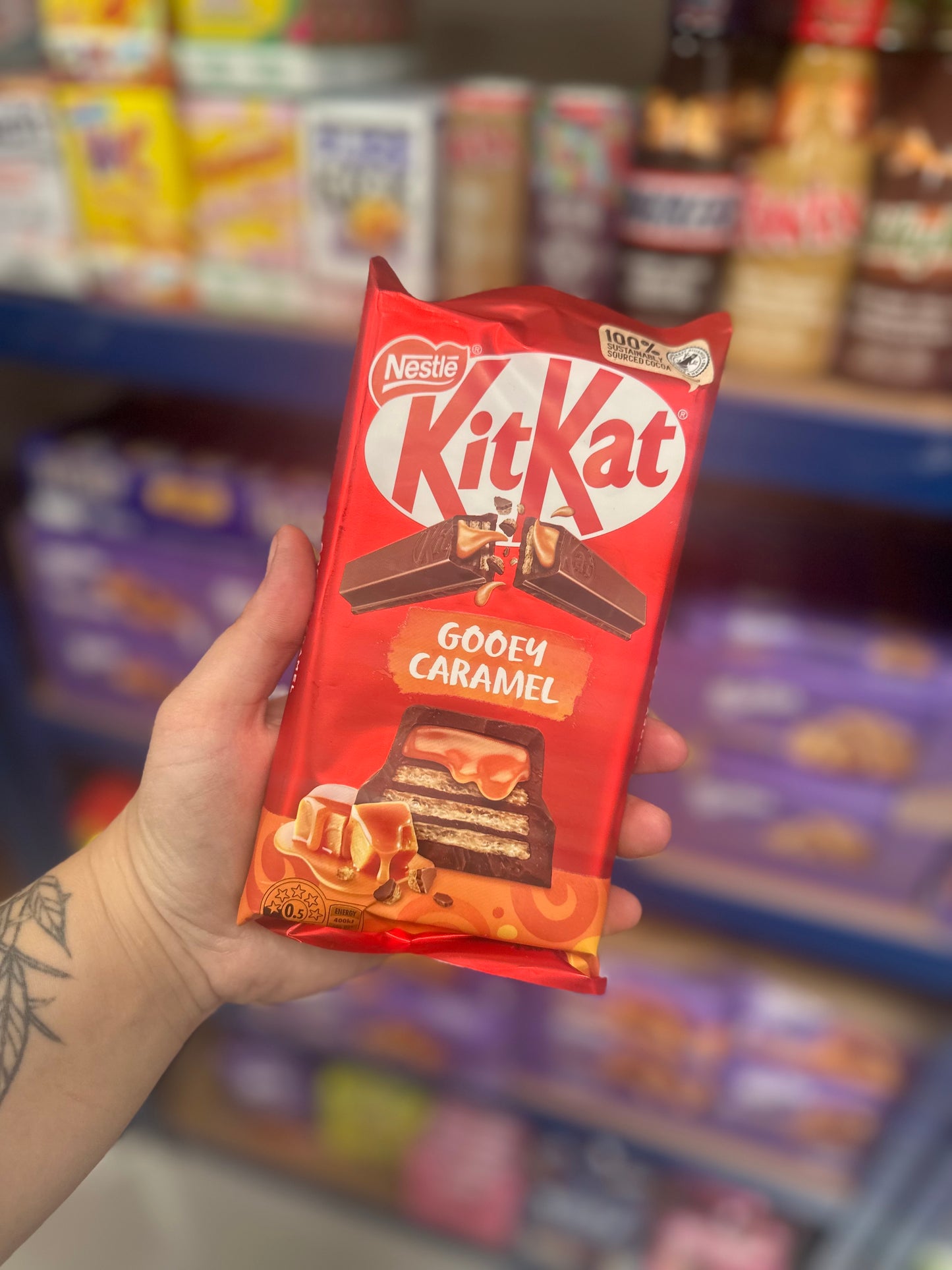 Kit Kat Gooey Caramel 170g Australian
