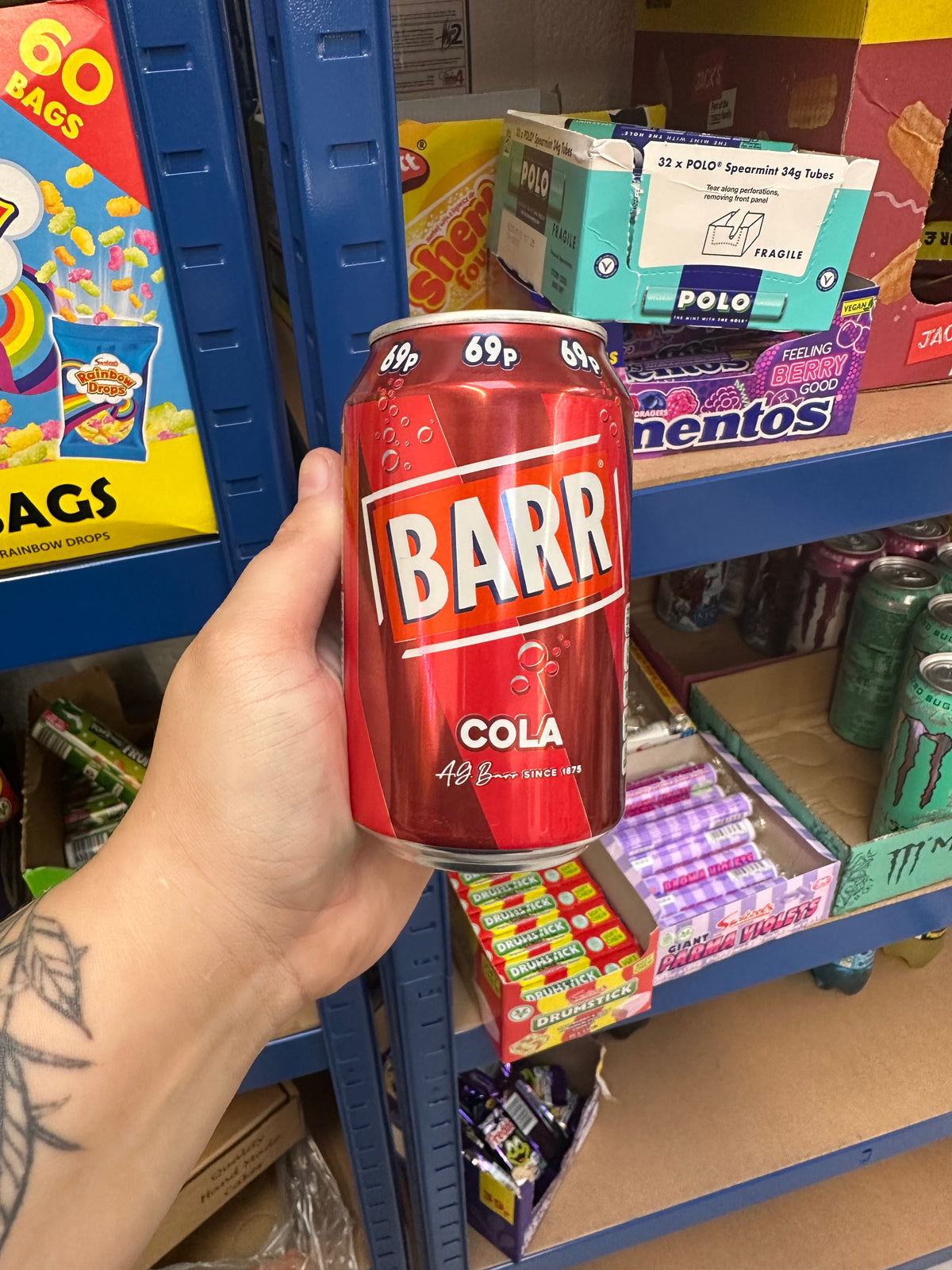 Barr Cola Can