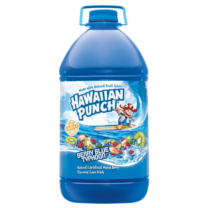 Hawaiian Punch Berry Blue Typhoon 1 Gallon 3.78ltr