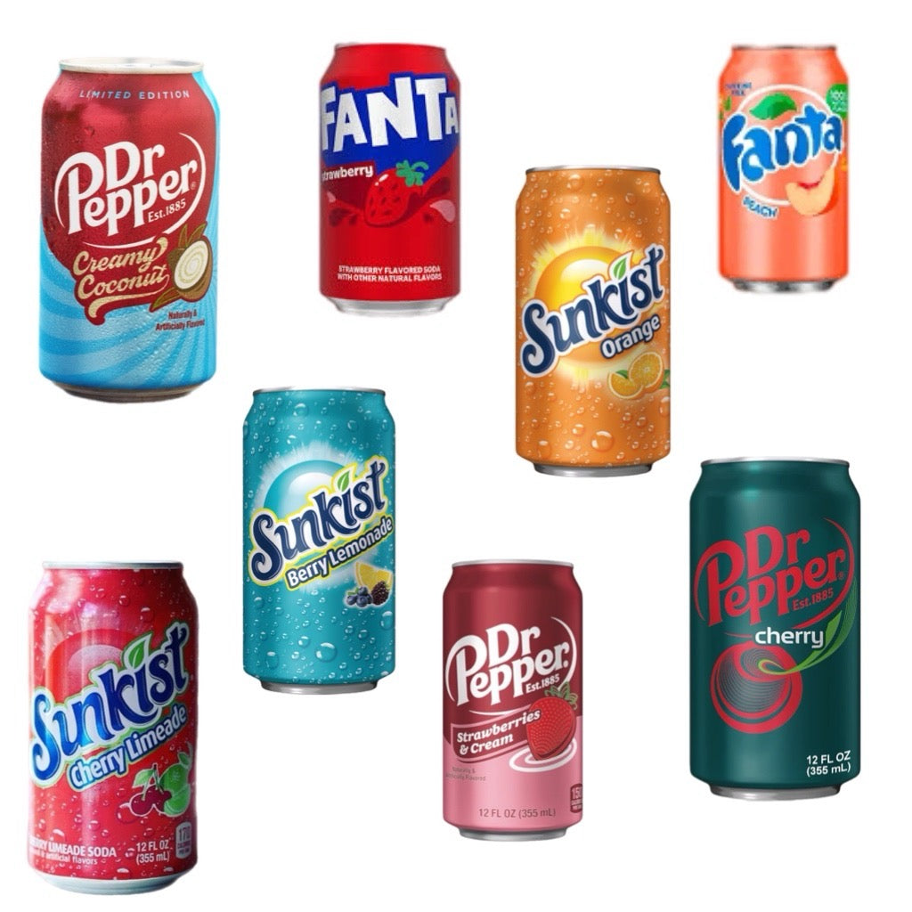 Variety Of X4 Cans Of Drink