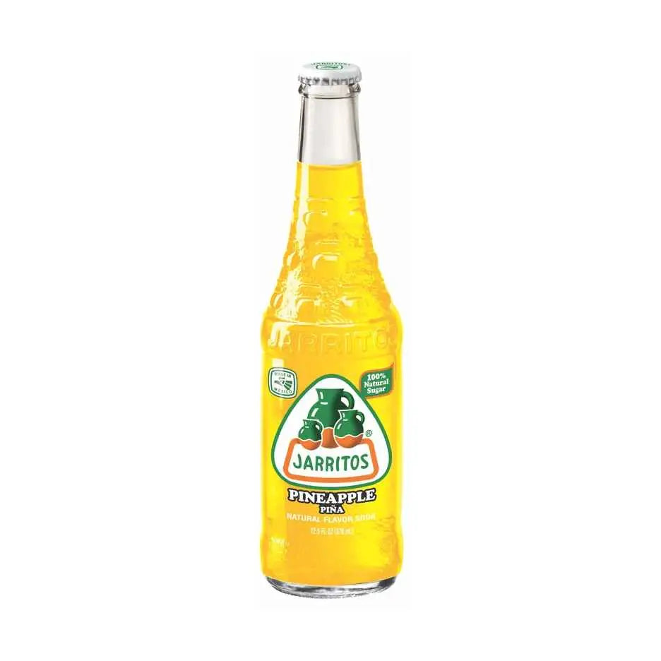 Jarritos Pineapple Flavour Glass Bottle - Mexican