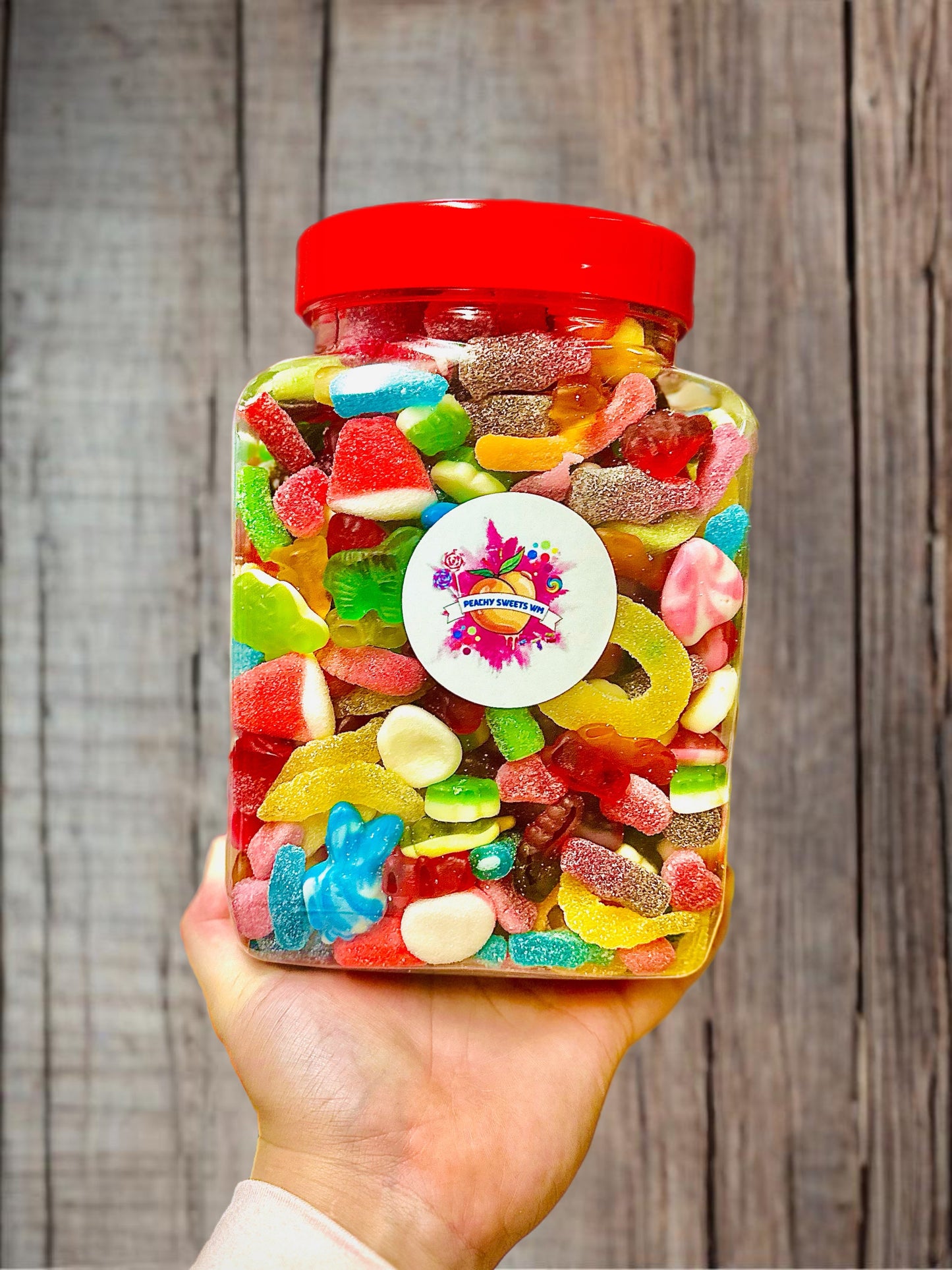 Peachy Sweets 2KG Jar