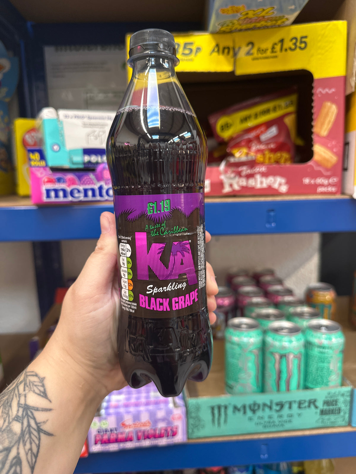 Ka Black Grape Bottle