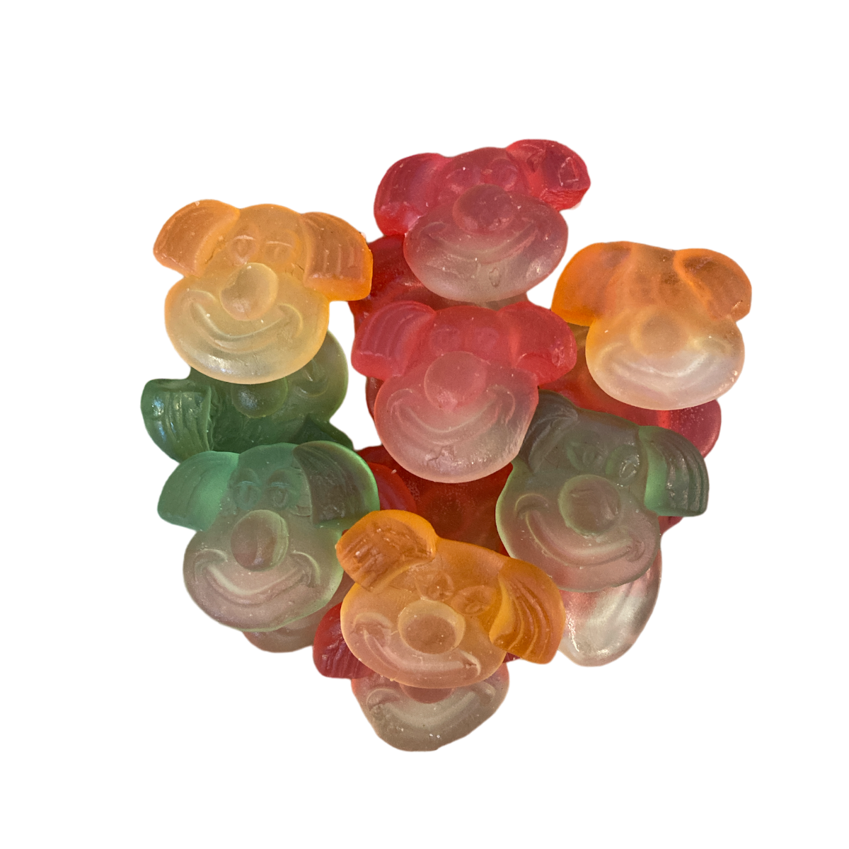Sugar Free Fruit Gum Clowns 100G - Dutch