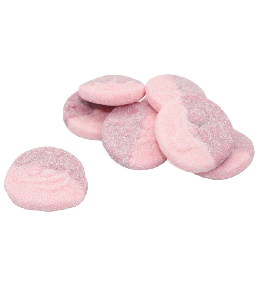 Kingsway Sour Foam Smileys 100G (Vegan) (Halal) (GF) (DF)