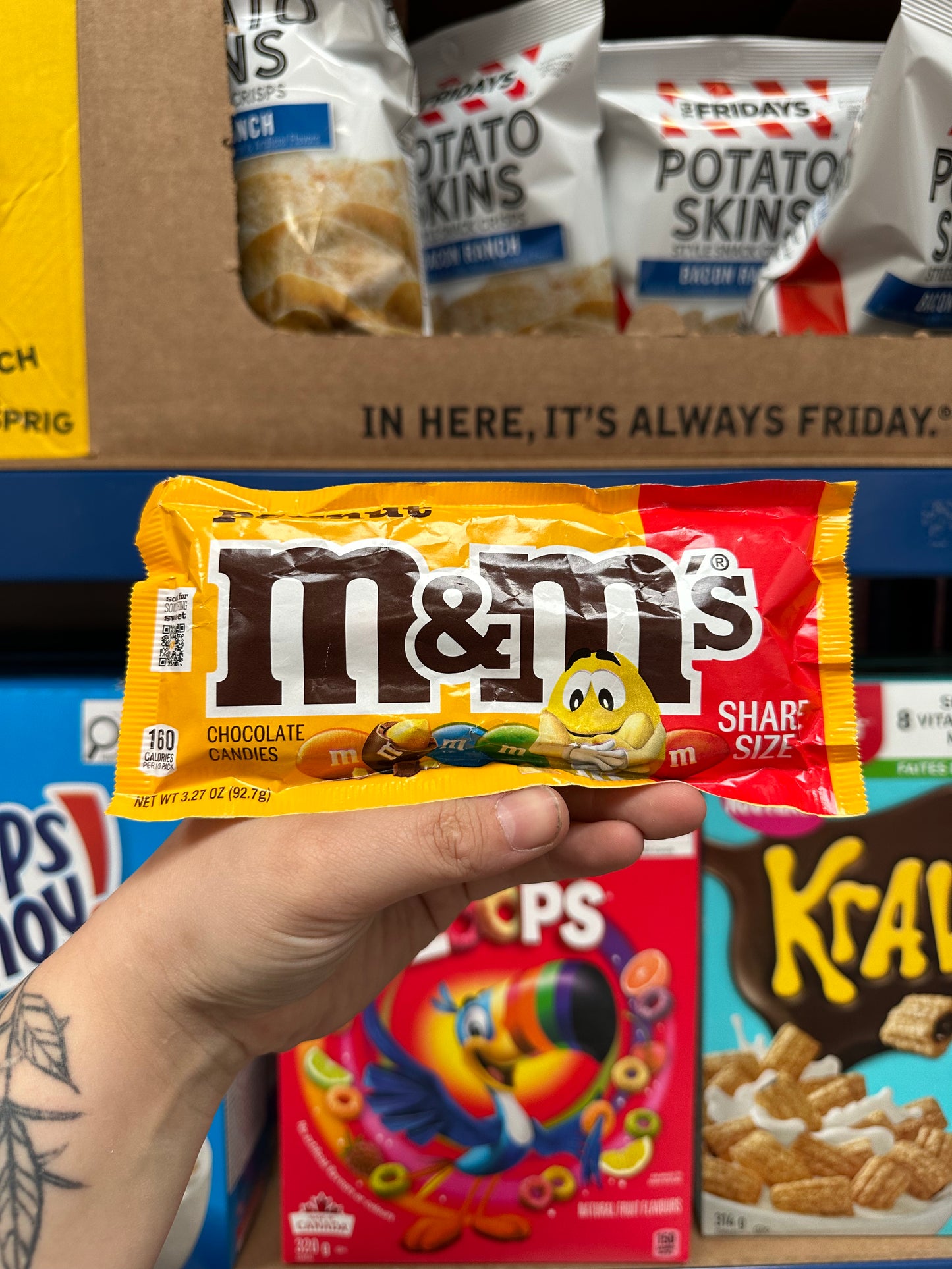 M&M Peanut Share Size - USA
