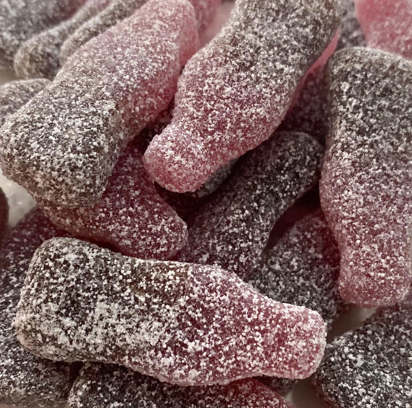 Fizzy Cherry Cola Bottles 100G (Vegan & Halal)