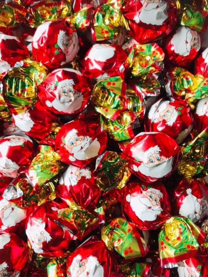 Creme Filled Milk Chocolate Santa Twists 200g