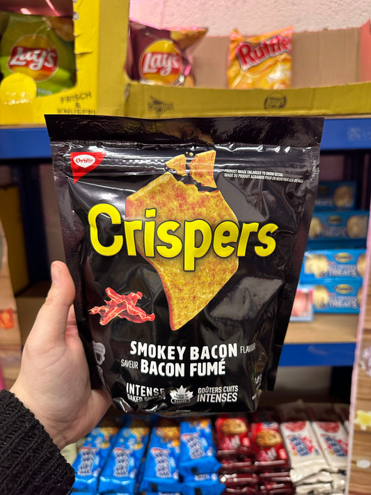 Crispers Smokey Bacon Crackers 145g - Canadian