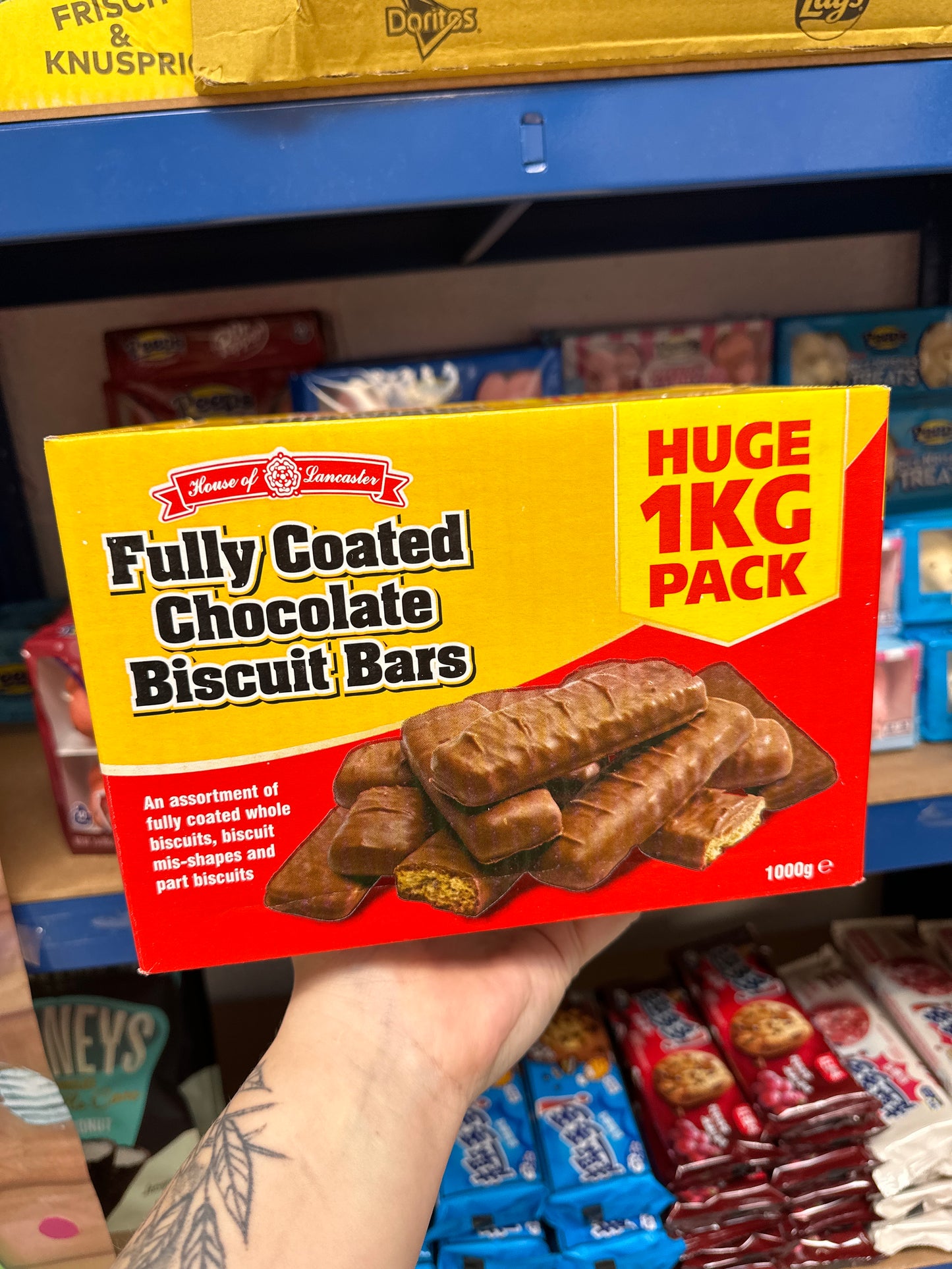 1Kg Fully Coated Chocolate Biscuit Bars