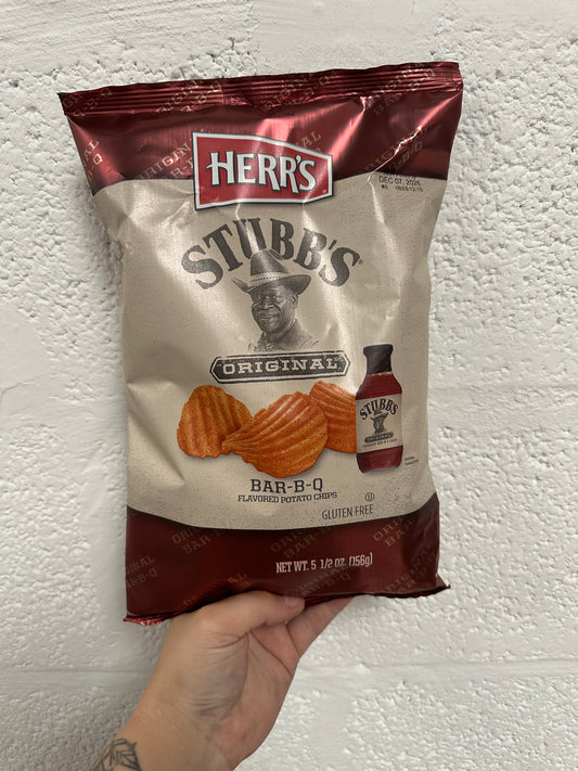 Herr's Stubb's Original Bar-B-Q Potato Chips 5.5oz (156g)