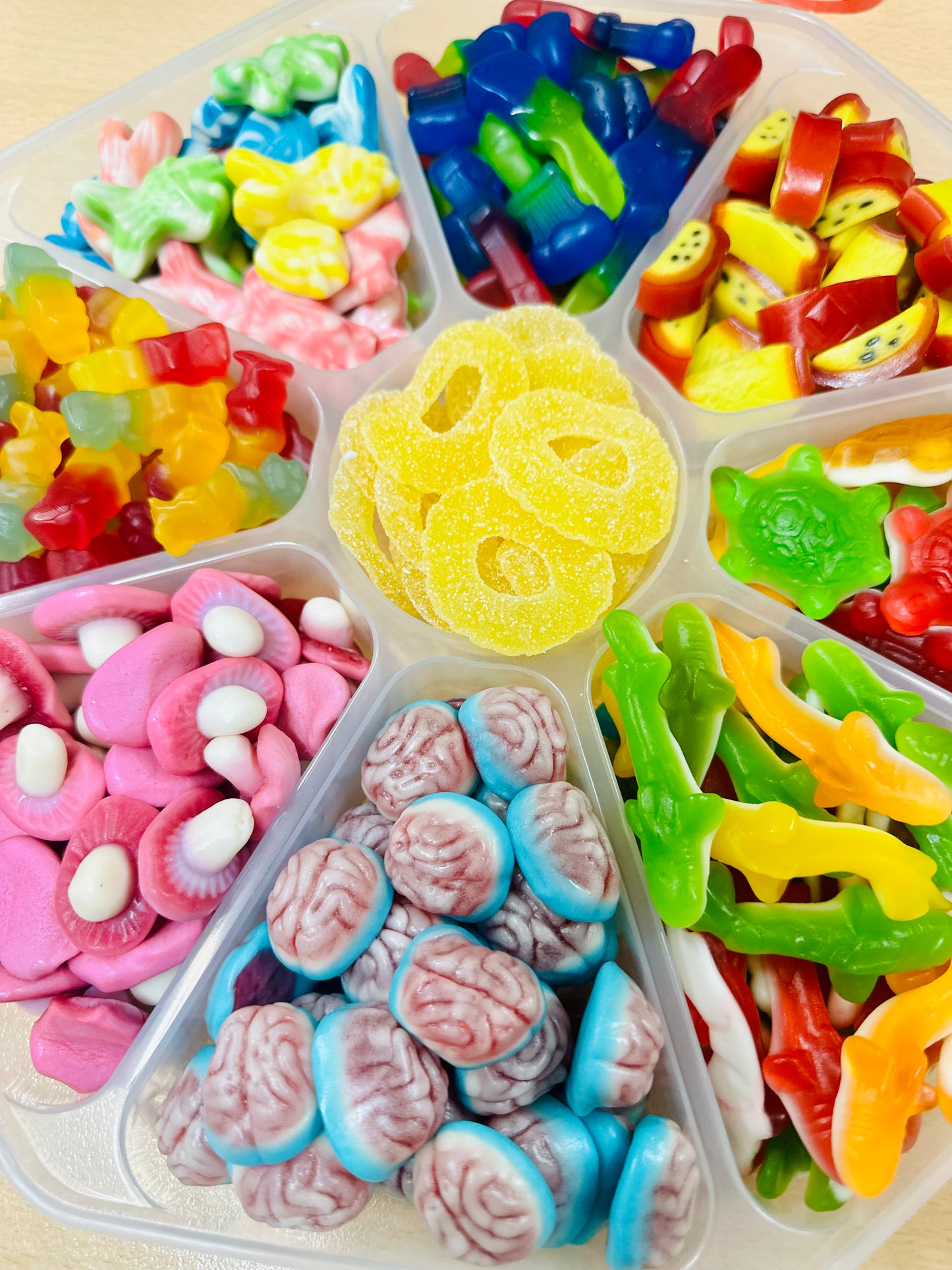 9 Section Sweet Platter