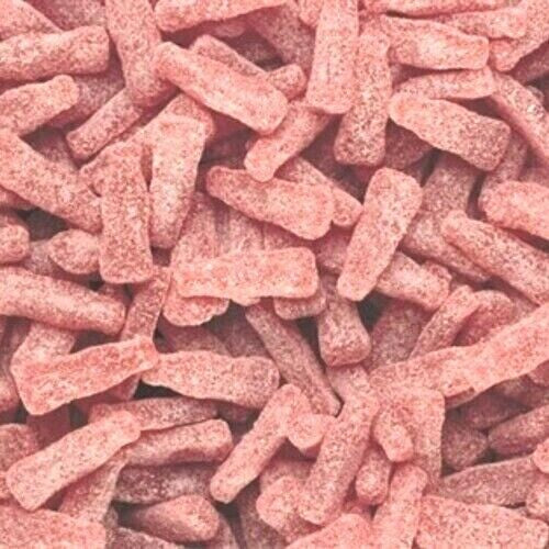 Raspberry Soda Bottles 100G - Swedish