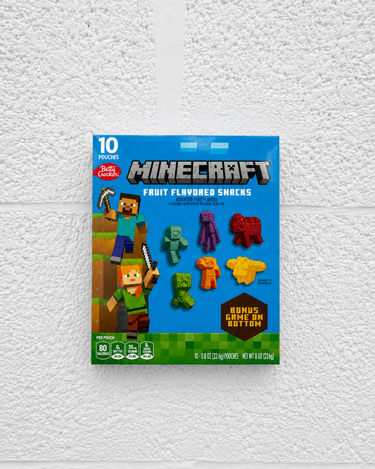 Betty Crocker Fruit Snacks Minecraft 10Pk 8oz (226g)