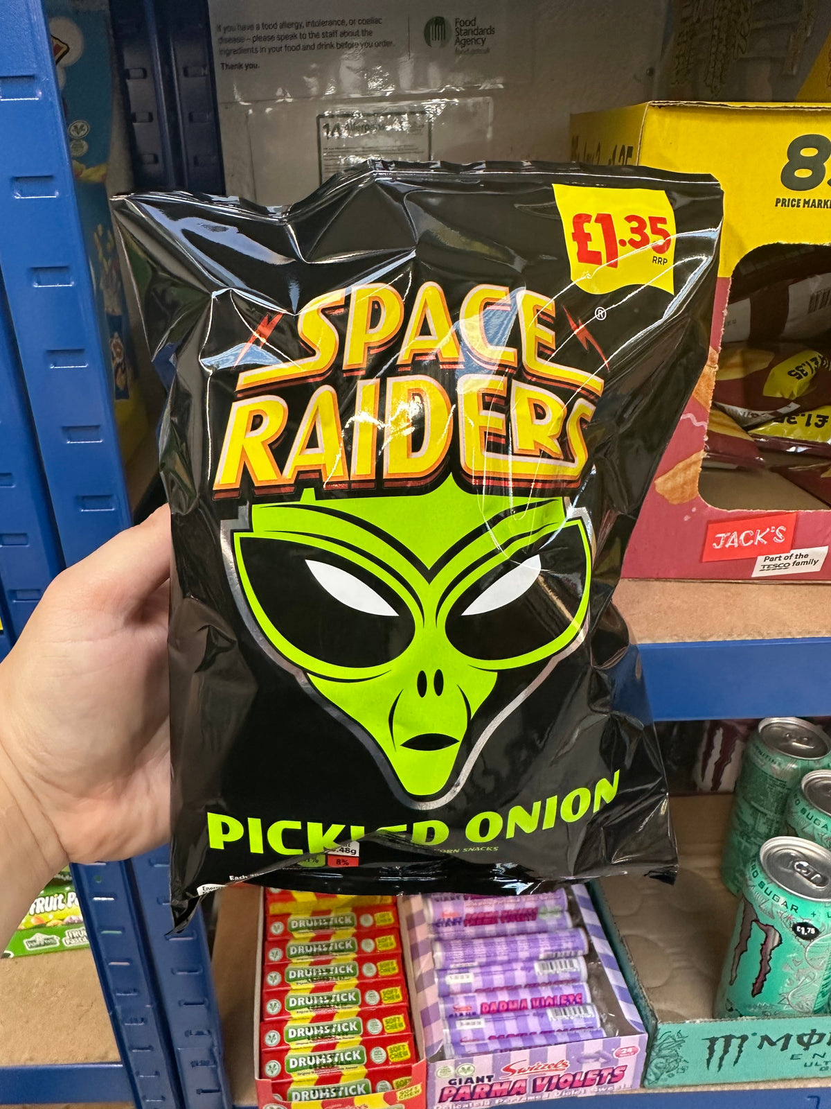 Pickled Onion Space Raiders