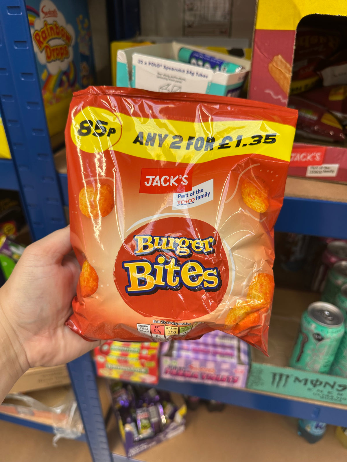Burger Bites Crisps