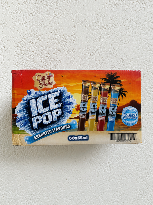 Candy Paradise Ice Pop Assorted Flavour (60 IN A BOX) DAMAGED