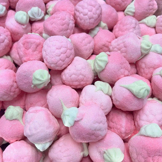Jelly Filled Raspberry Mallows 100G (Gluten Free)