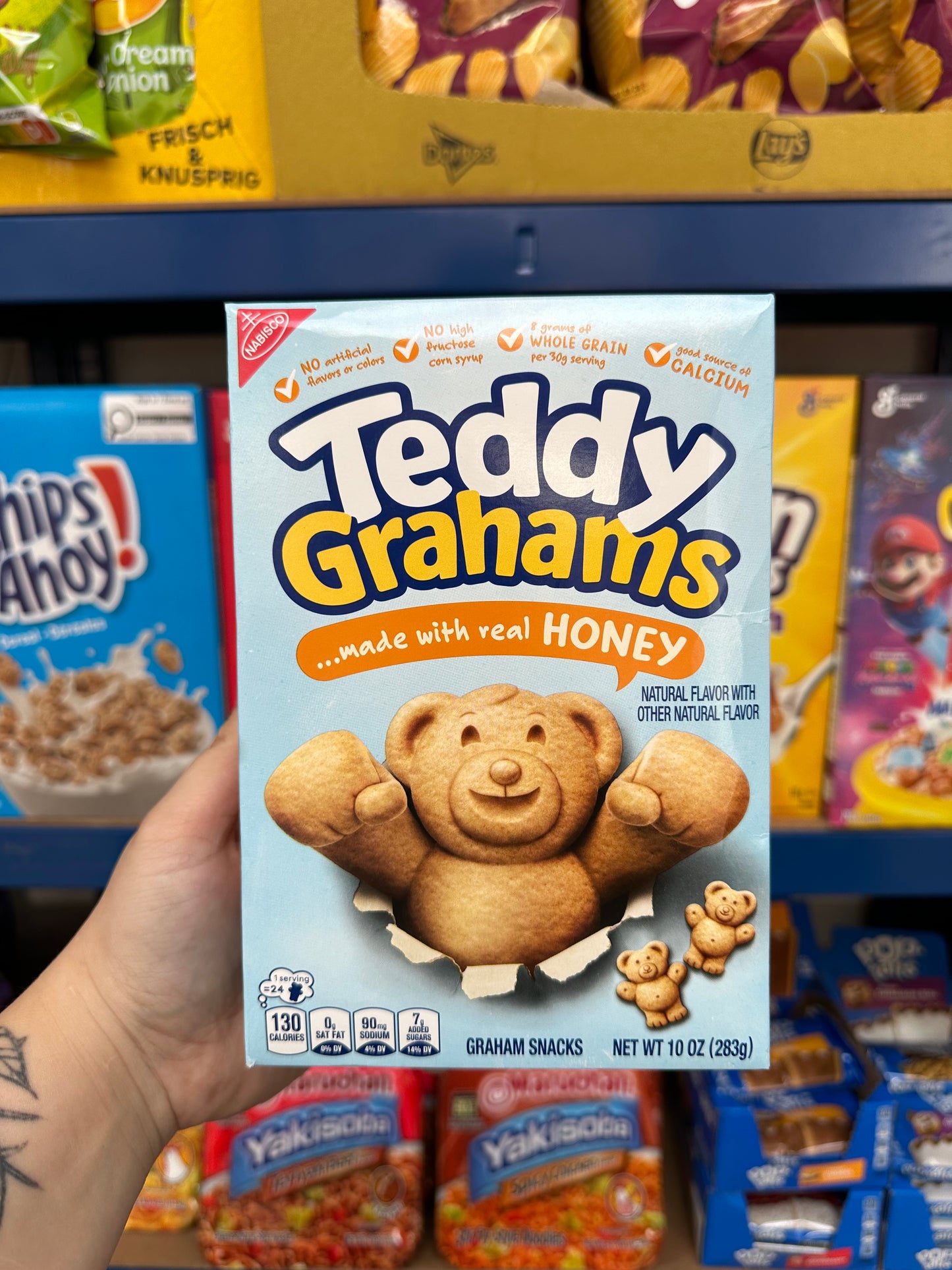 Teddy Grahams Honey Cereal Snack 10oz (283g)