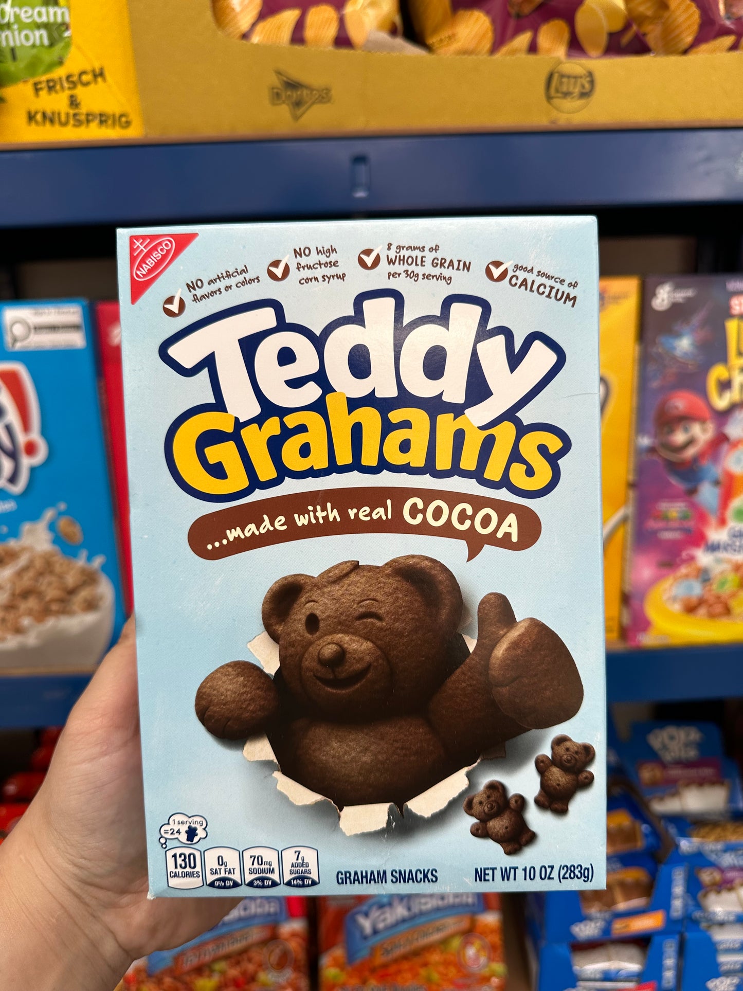 Teddy Grahams Chocolate Cereal Snack 10oz (283g)