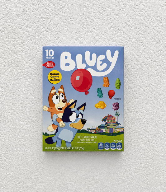 Betty Crocker Fruit Snacks Bluey 8oz (226g)