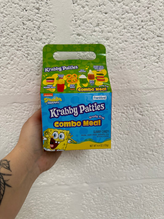 Spongebob Gummy Krabby Patties Combo Meal (USA)