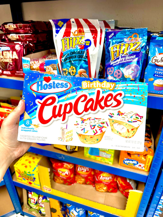 Hostess Birthday Cup Cake 8pcs USA
