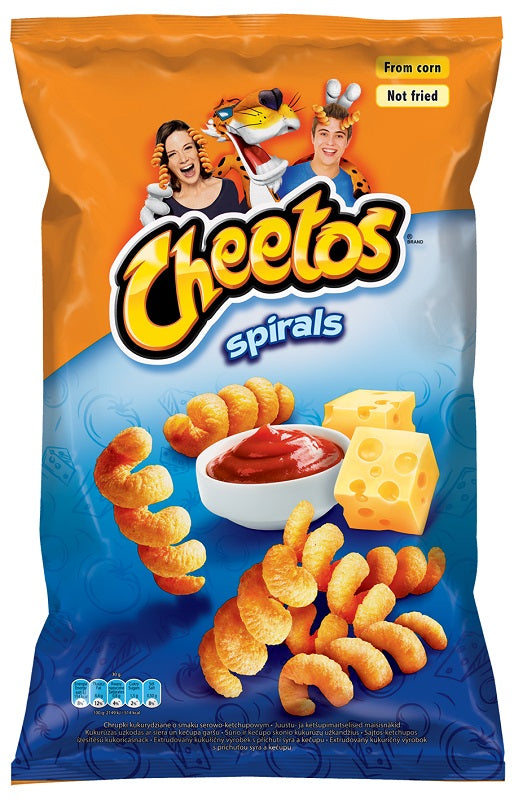 Cheetos Spirals Cheese Ketchup 145g