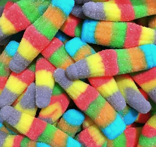 Fizzy Rainbow Bottles 100G (H) (Gluten Free)