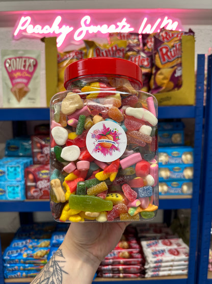 Peachy Sweets - Create Your Own 1.5KG Mix (Jar)