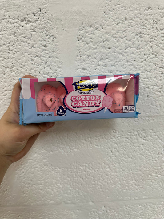 Peeps Cotton Candy Marshmallow Chicks 5PK