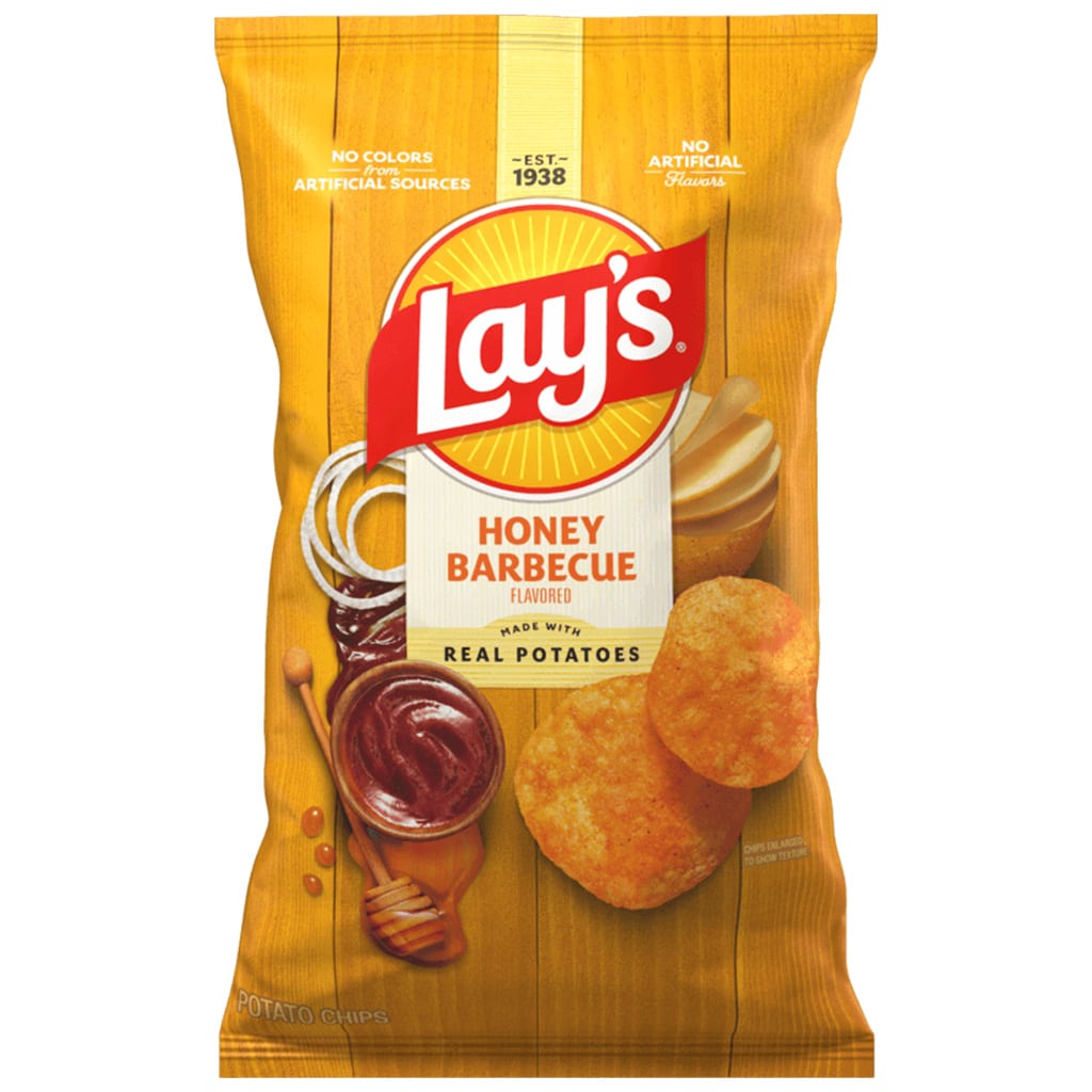 Lay's Honey Barbecue Potato Chips (184g)