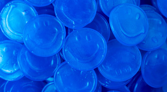 Blue Smileys 100G