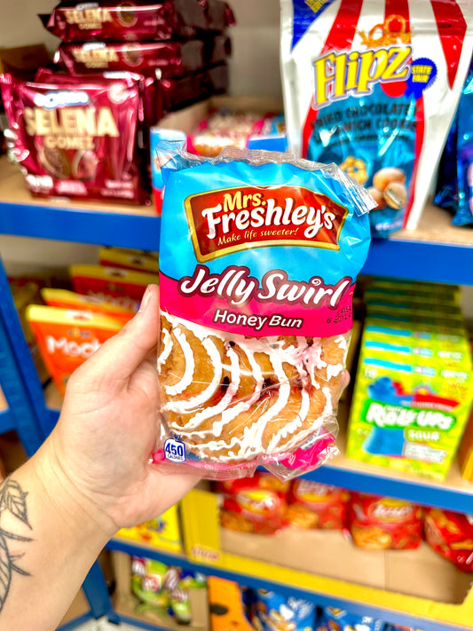 Mrs Freshleys Jelly Swirl Honey Bun