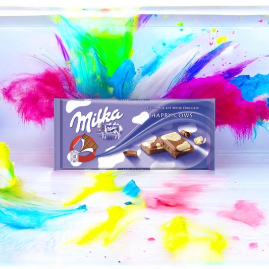 Milka Happy Cow Chocolate Bar 100g