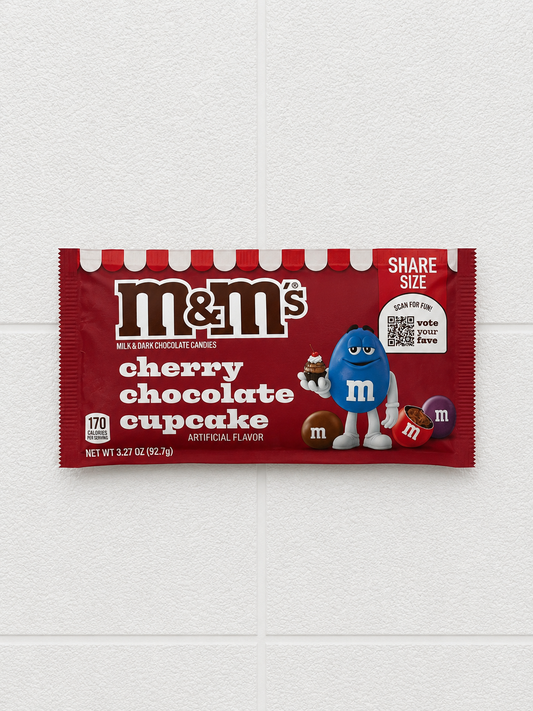 M&M Cherry Chocolate Cupcake Share Size - USA
