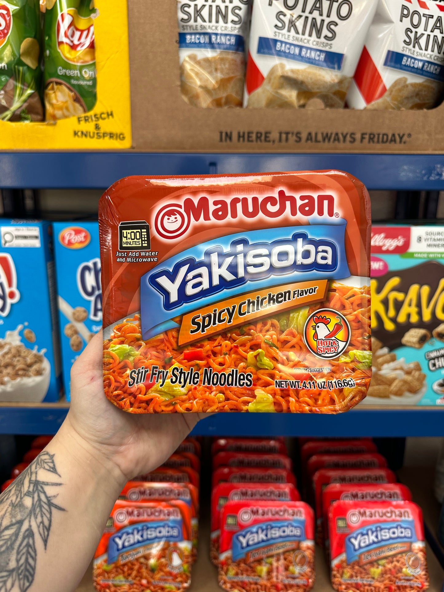 Maruchan Yakisoba Spicy Chicken Noodles