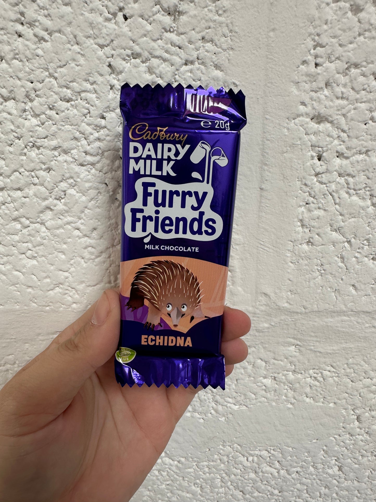 Cadbury Furry Friends Chocolate Bar 20g (Australia)