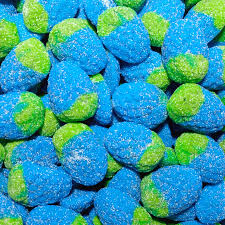 Jelly Filled Blue Raspberries 100G