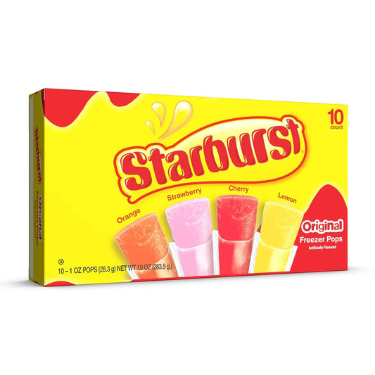 Starburst Freezer Pops (10 Pops) - USA