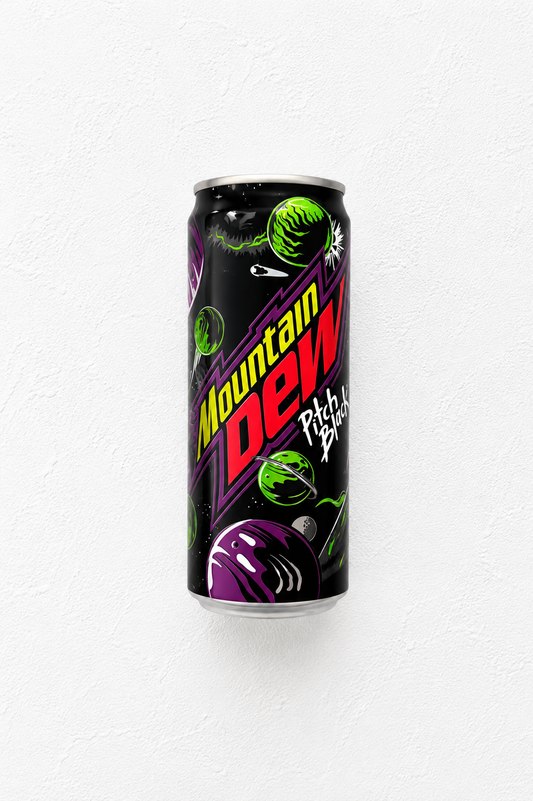 Mountain Dew Pitch Black Can