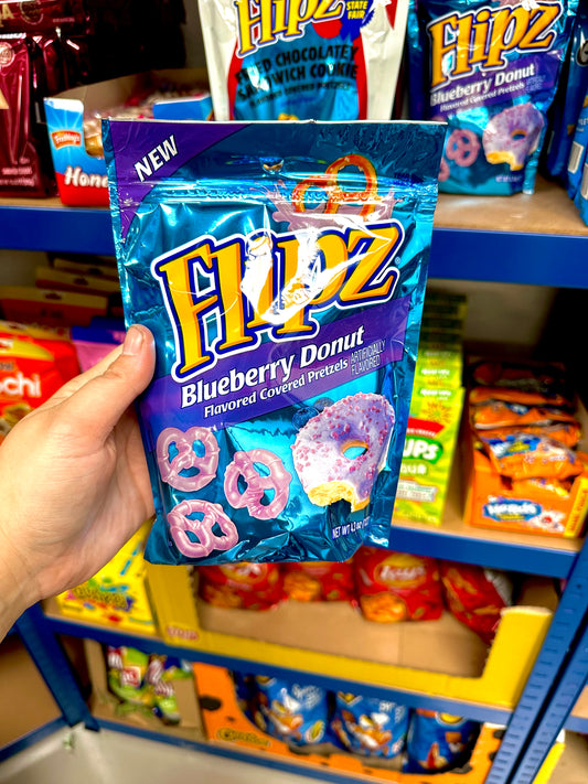 Flipz Blueberry Donuts Pretzels USA