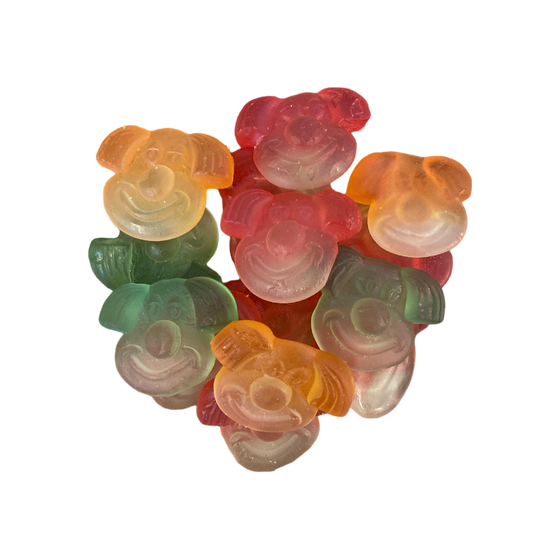 Sugar Free Fruit Gum Clowns 100G - Dutch