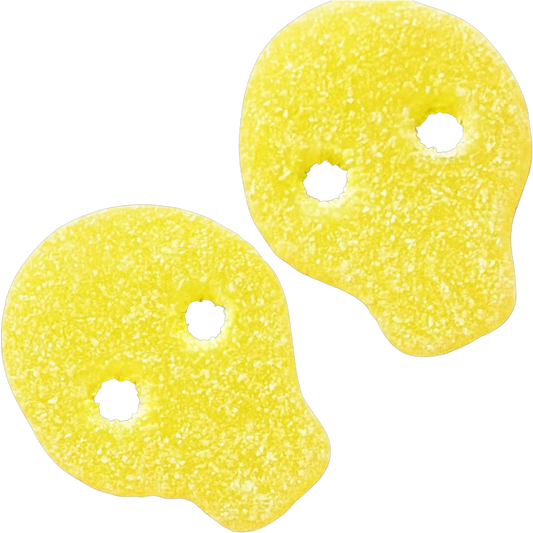 Fizzy Pineapple Skulls 100G (Vegan) (Halal)