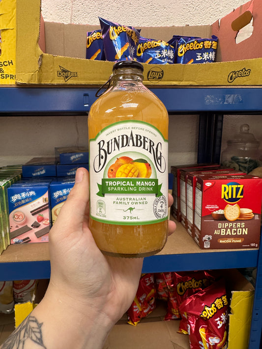 Bundaberg Tropical Mango Sparkling Flavour Drink - Australia