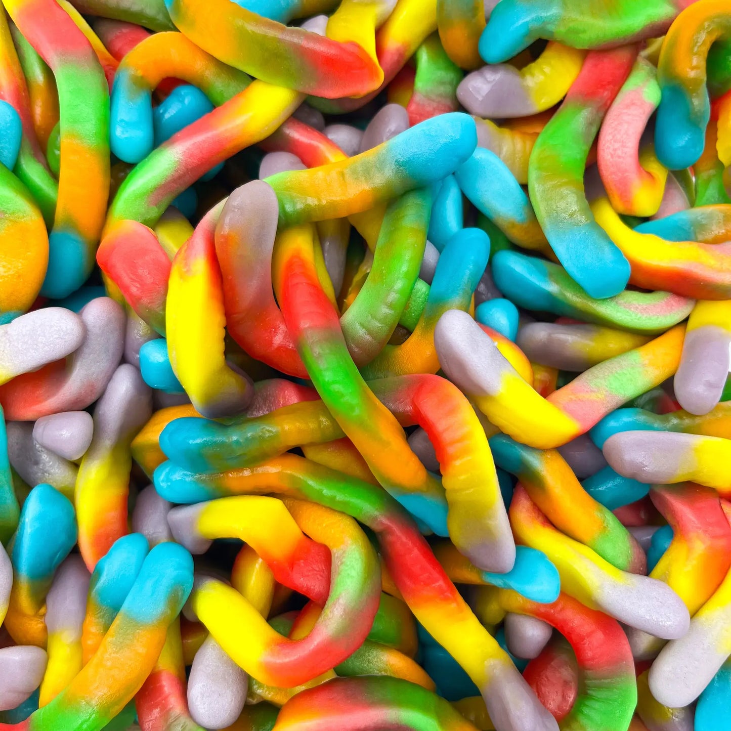 Rainbow Gummy Worms 100G (Halal)