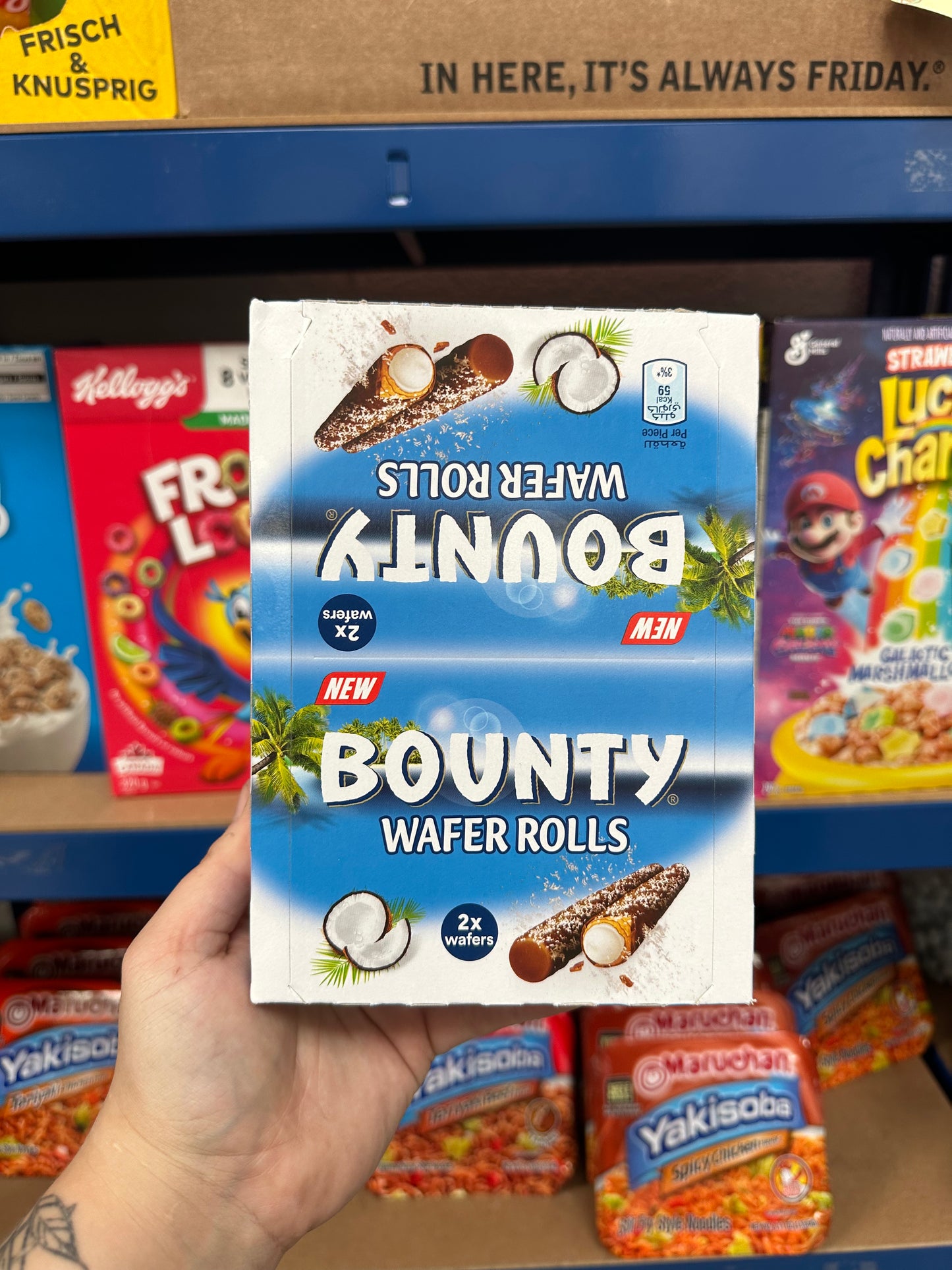 Bounty Wafer Rolls (Full Box)