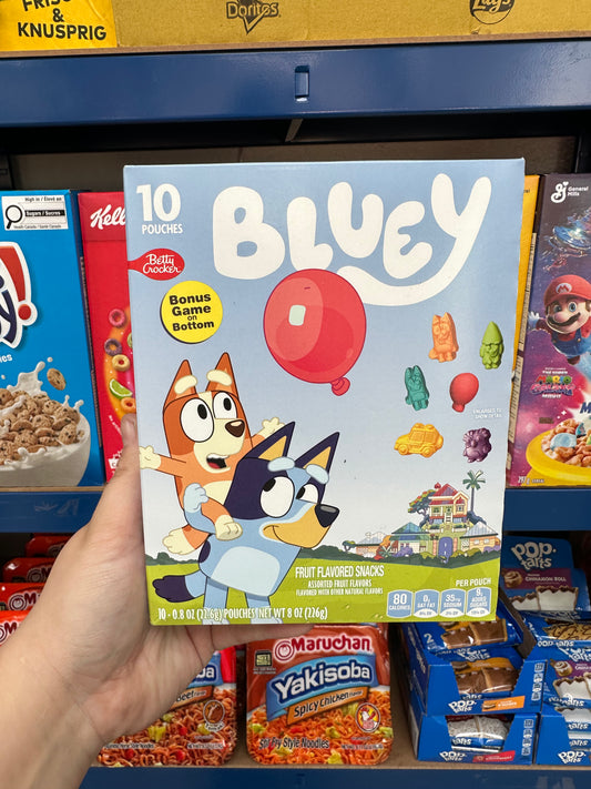 Betty Crocker Fruit Snacks Bluey 8oz (226g)