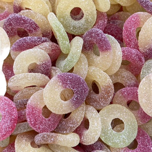 Frazer Sour Tropical Fruity Rings 100G